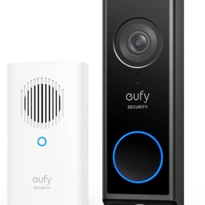Eufy Video Doorbell E340 with Chime Black