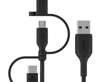 Belkin Universal Cable with Micro-USB USB-C and Lightning Connectors 1M