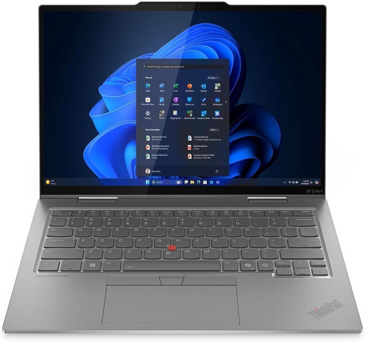 Lenovo ThinkPad X1 2-in-1 Gen 10 Aura Edition Intel Core Ultra 7 268V vPro 32GB RAM 1TB SSD 14″ WUXGA Touchscreen with Pen (21NU003KUS) 1 Lenovo ThinkPad X1 2-in-1 Gen 10 Aura Edition Intel Core Ultra 7 268V vPro 32GB RAM 1TB SSD 14″ WUXGA Touchscreen with Pen (21NU003KUS)