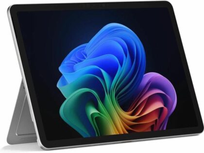Microsoft Surface Pro 12, Snapdragon X Plus, 8GB RAM, 256GB SSD, 12-Inch PixelSense Touchscreen 2-in-1 Tablet, Platinum