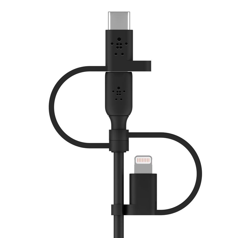 Belkin Universal Cable with Micro-USB USB-C and Lightning Connectors 1M 4 Belkin Universal Cable with Micro-USB USB-C and Lightning Connectors 1M - Image 4