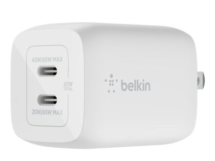 Belkin Dual 65W USB-C PD GaN Wall Charger with PPS
