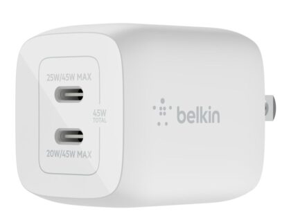 Belkin Dual 45W USB-C PD GaN Fast Charger with PPS