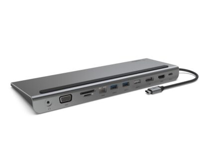 Belkin CONNECT 11-in-1 USB-C Multiport Dock and Stand Grey