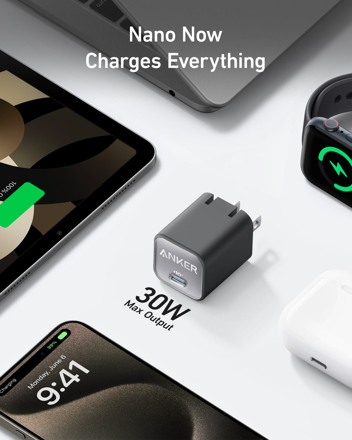 Anker Charger 30W 1C Black 2 Anker Charger 30W 1C Black - Image 2