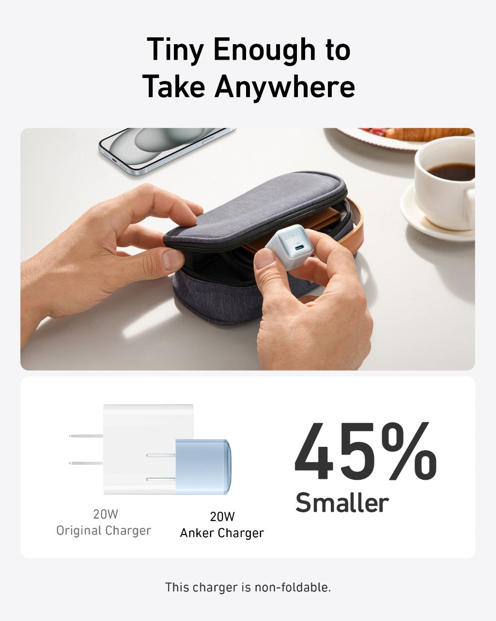 Anker Charger 20W 1C White 3 Anker Charger 20W 1C White - Image 3