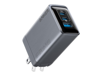 Anker Prime Charger (100W, 3 Ports, GaNPrime) Silver
