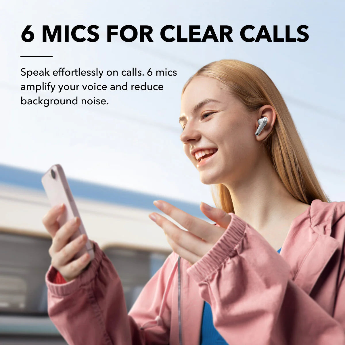Soundcore Liberty 4 NC Earbuds White 4 Soundcore Liberty 4 NC Earbuds White - Image 4