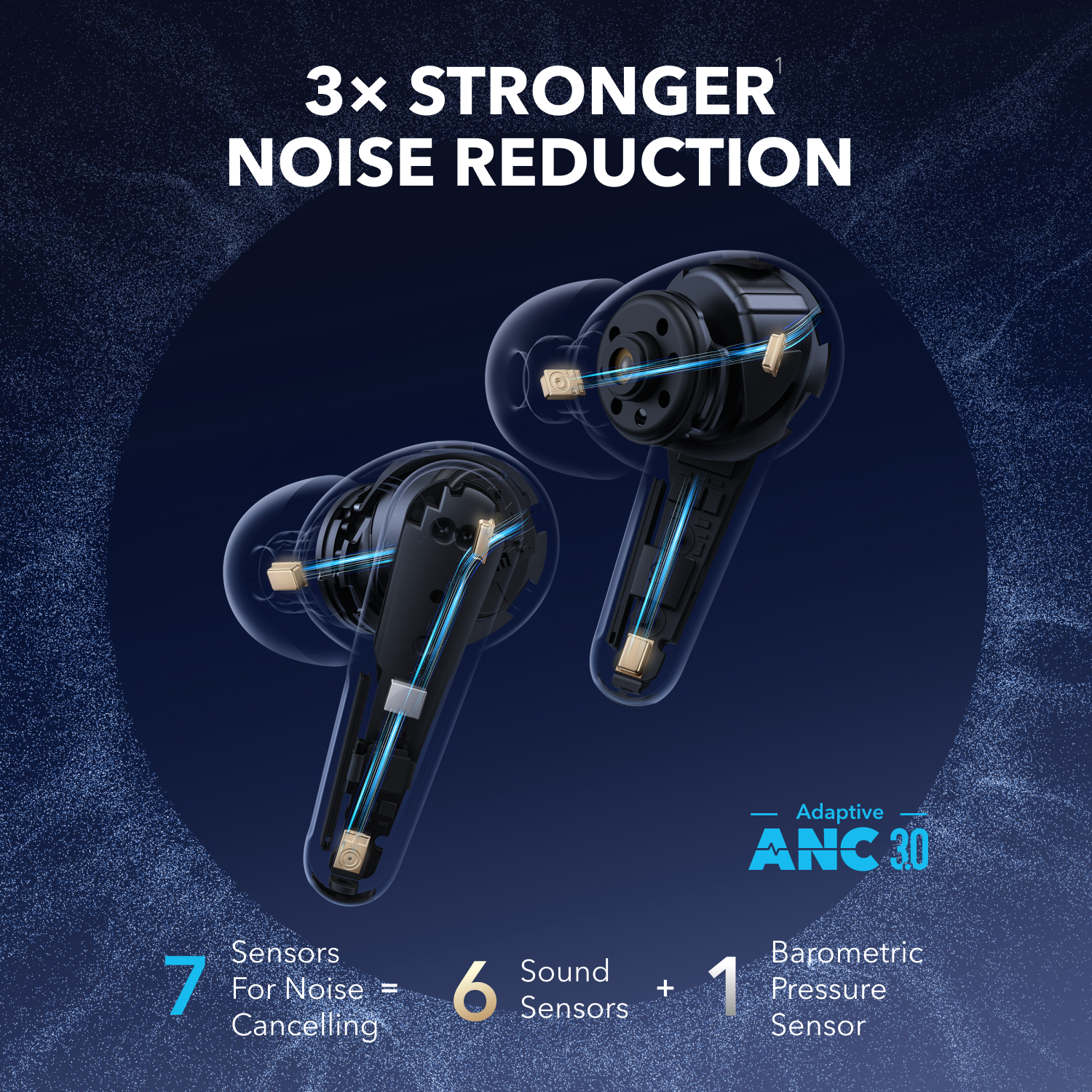 Soundcore Liberty 4 Pro Earbuds Blue 1 Soundcore Liberty 4 Pro Earbuds Blue