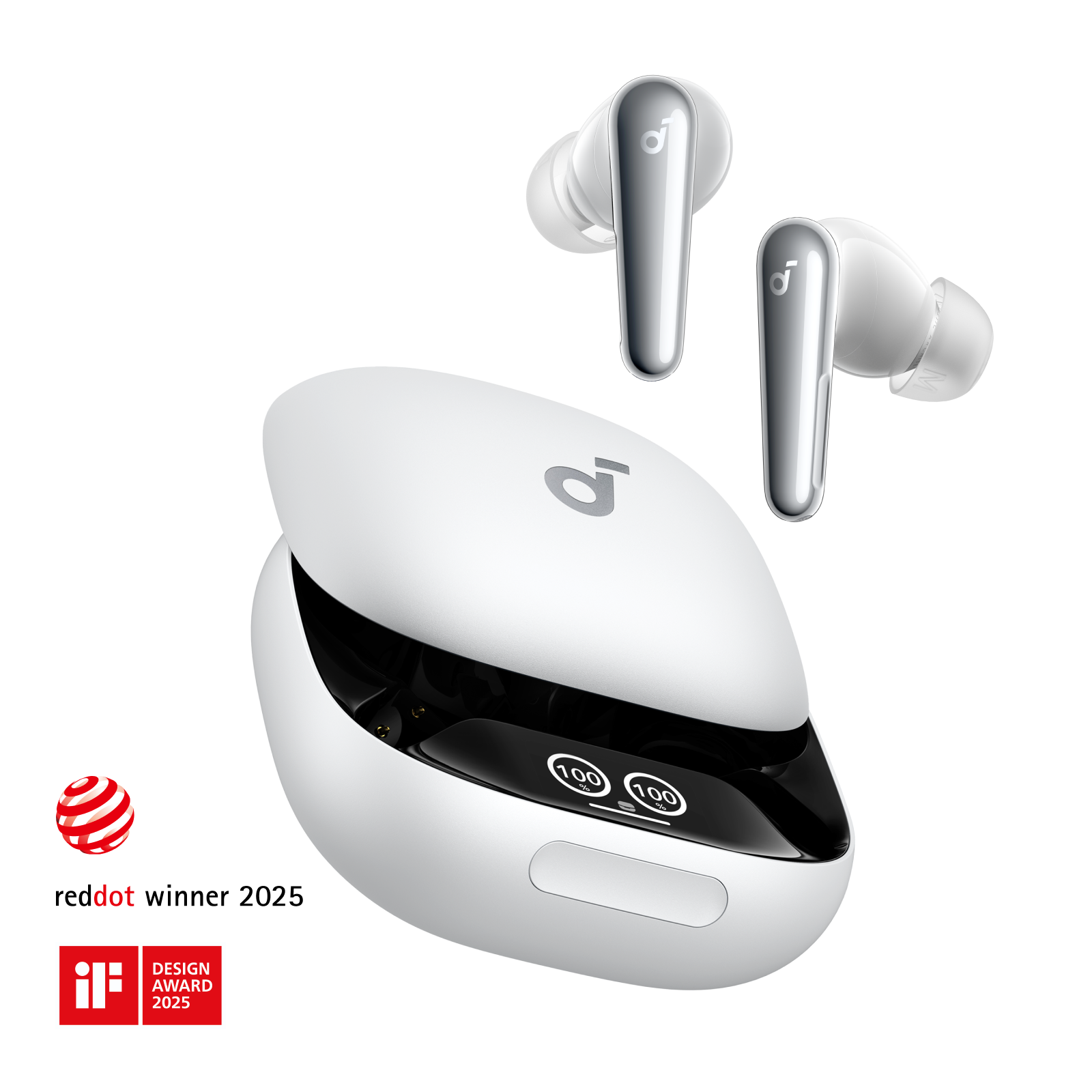 Soundcore Liberty 4 Pro Earbuds White 1 Soundcore Liberty 4 Pro Earbuds White