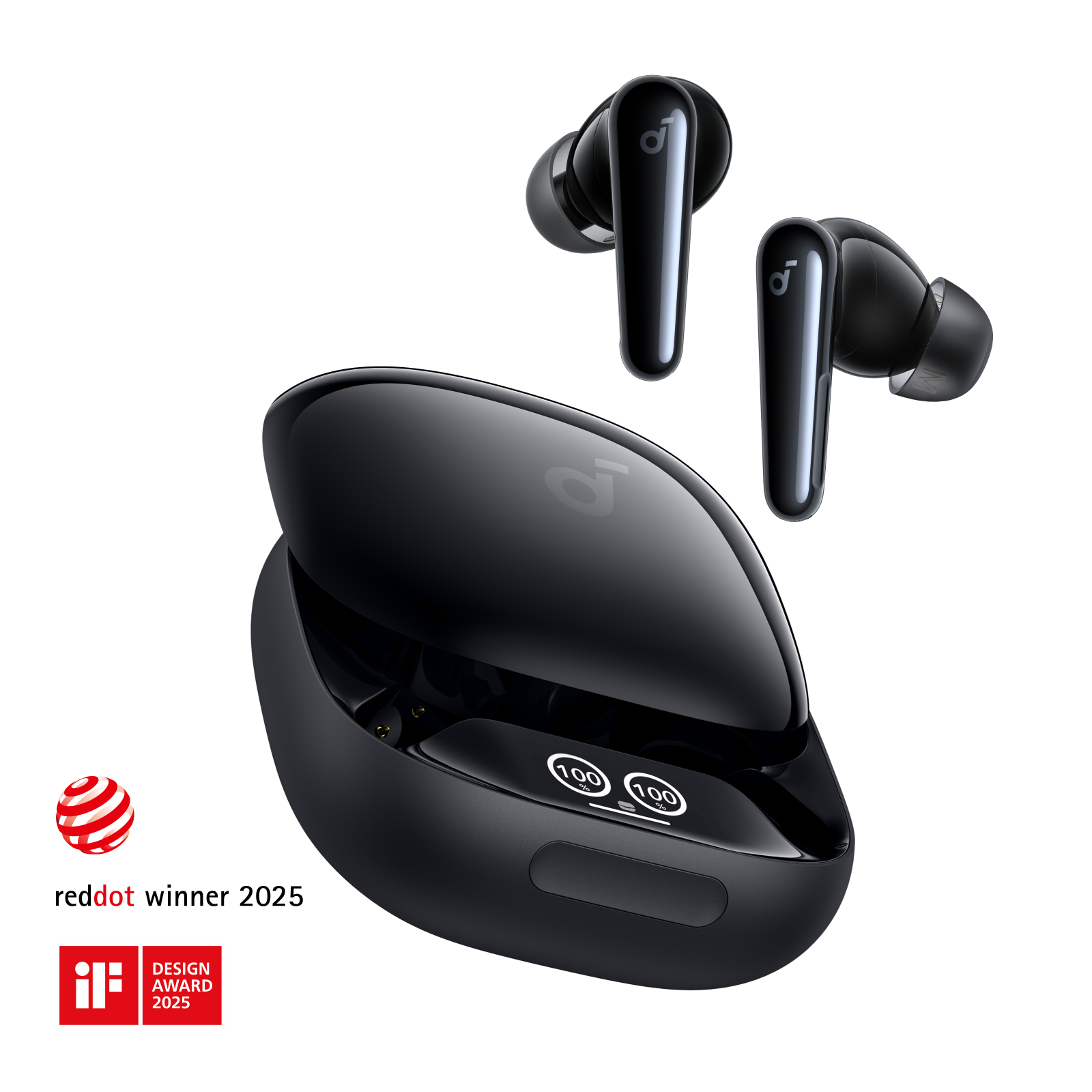 Soundcore Liberty 4 Pro Earbuds Glossy Black 1 Soundcore Liberty 4 Pro Earbuds Glossy Black