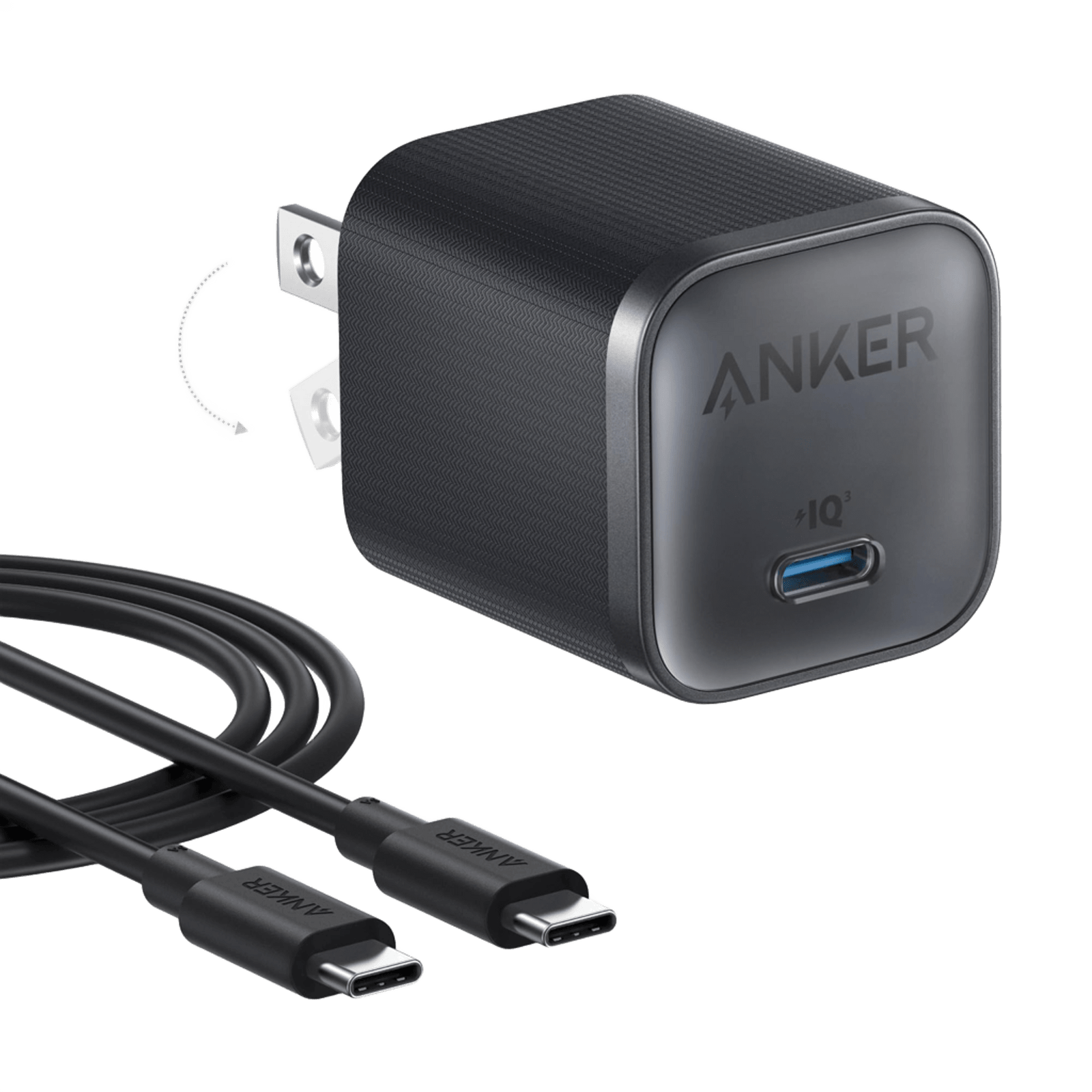 Anker Nano Charger (45W) Black 1 Anker Nano Charger (45W) Black