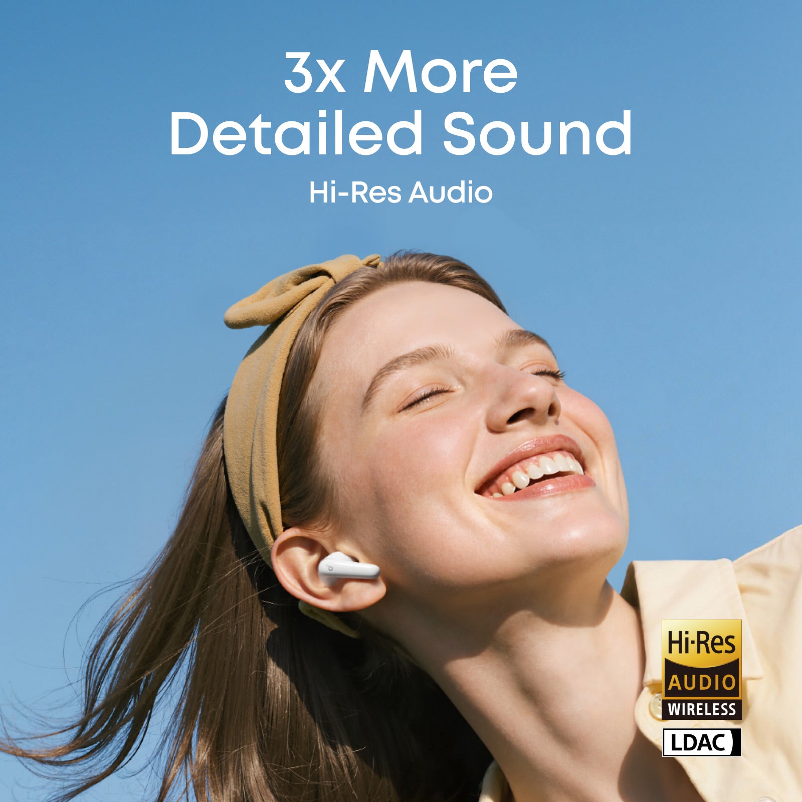 Soundcore R60i NC Earbuds White 3 Soundcore R60i NC Earbuds White - Image 3