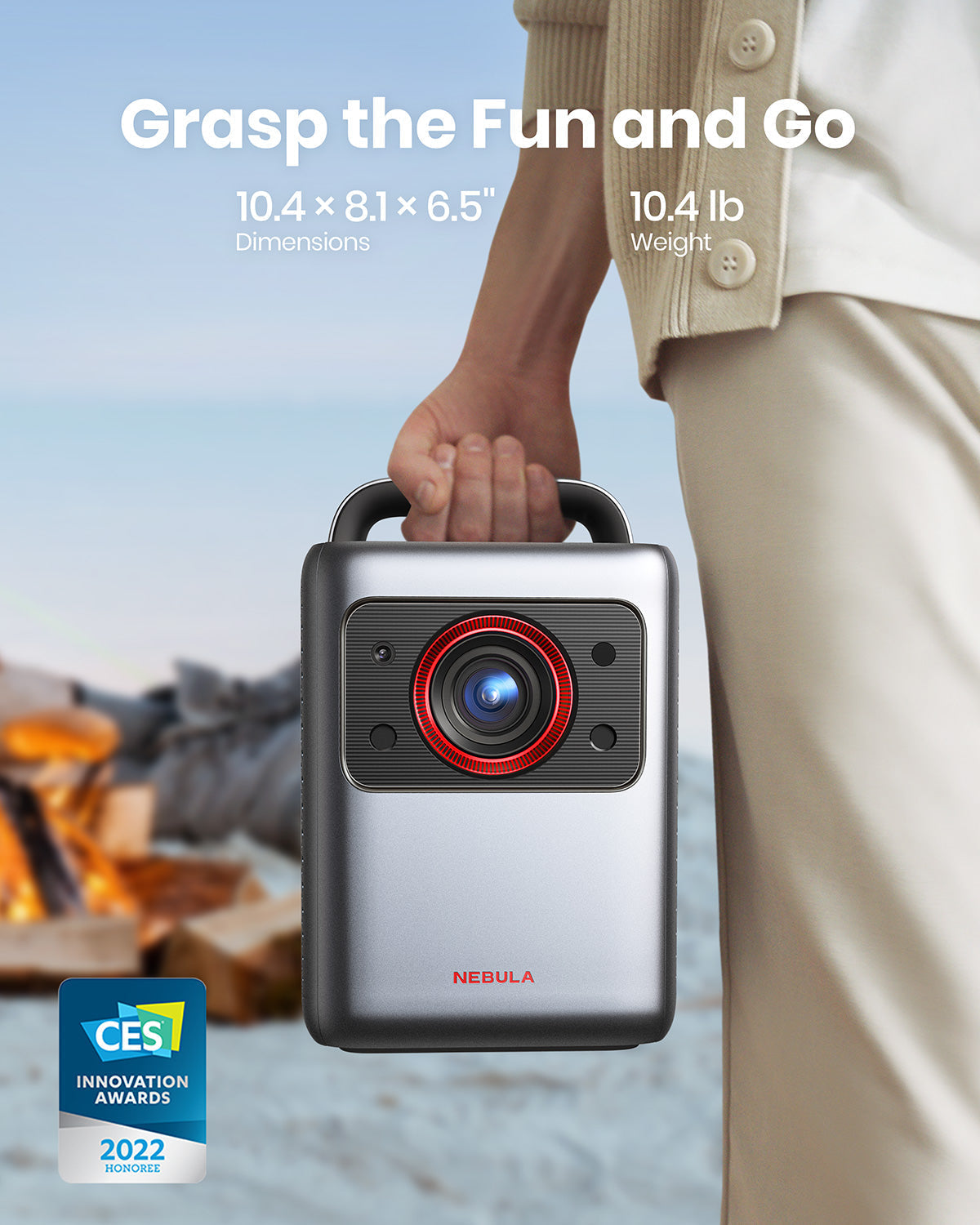 Anker Nebula Cosmos Laser 4K Projector Black & Grey 3 Anker Nebula Cosmos Laser 4K Projector Black & Grey - Image 3