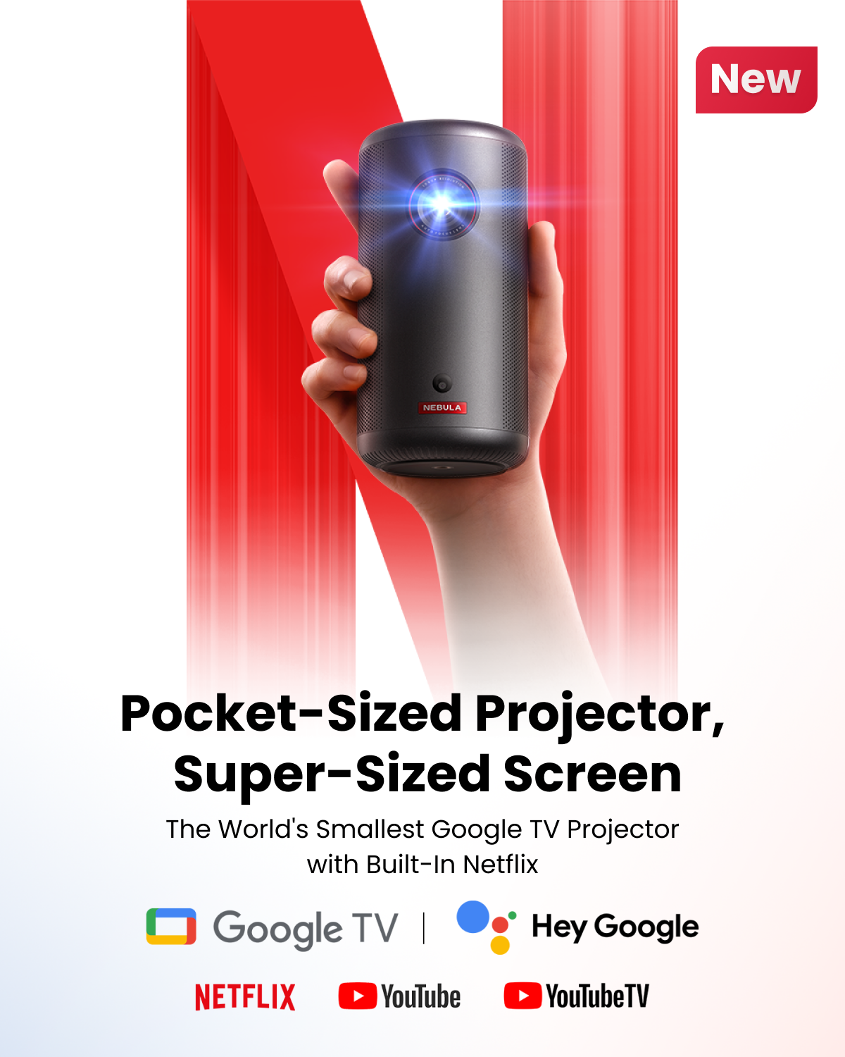 Anker Soundcore Capsule 3 Projector Black 2 Anker Soundcore Capsule 3 Projector Black - Image 2