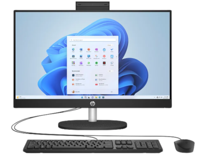 HP 23.8 Inch All-in-One 24-cr1091nh PC Intel Core Ultra 5 8GB RAM 512GB SSD FHD Jet Black (D18YNEA)