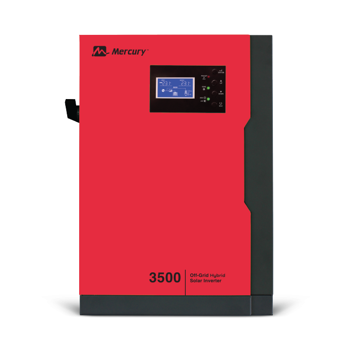 Mercury Solar Hybrid Inverter 24V 3500VA 1 Mercury Solar Hybrid Inverter 24V 3500VA