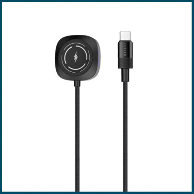 Levelo Otto Type-C Apple Watch Wireless Charger 1.2m Cable Black