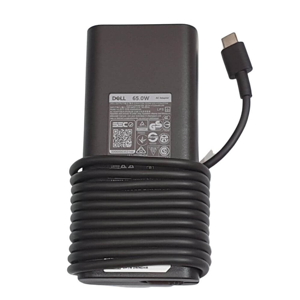 Dell 65W USB-C Laptop Charger (Ex-UK) 1 Dell 65W USB-C Laptop Charger (Ex-UK)