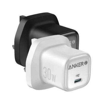 Anker Zolo Charger (30W, PD 3.0, with 1.0M C to C Cable) Black
