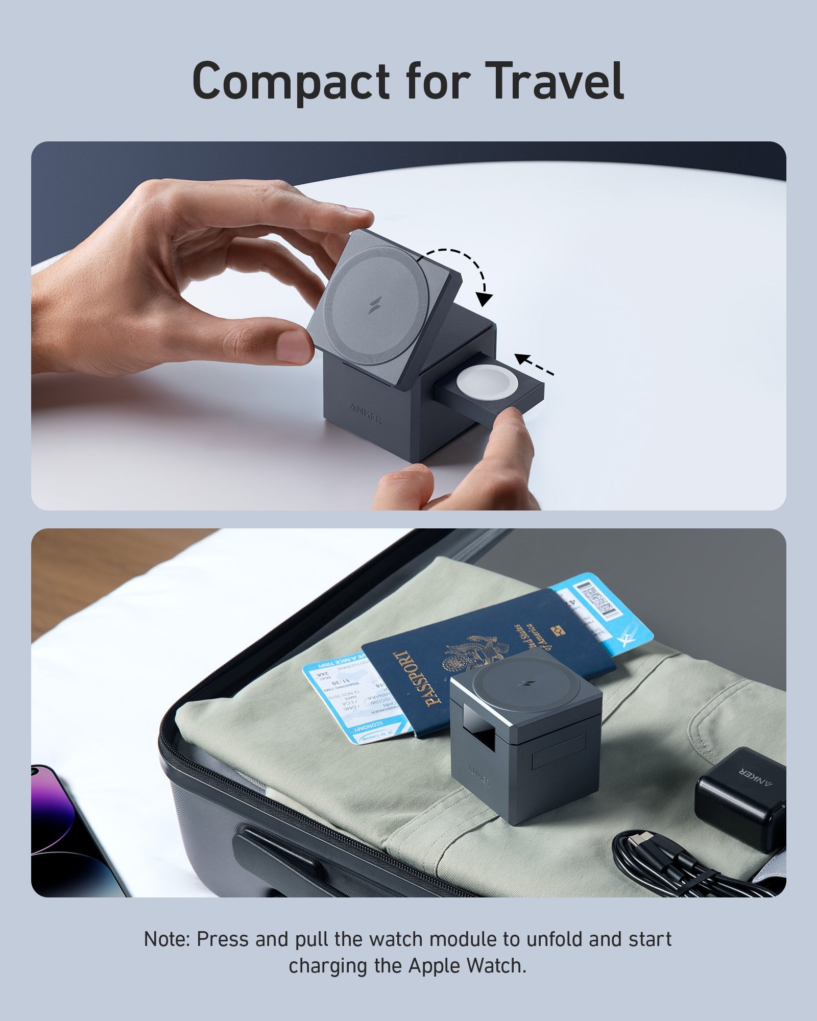 Anker 3-in-1 Cube with MagSafe 4 Anker 3-in-1 Cube with MagSafe - Image 4