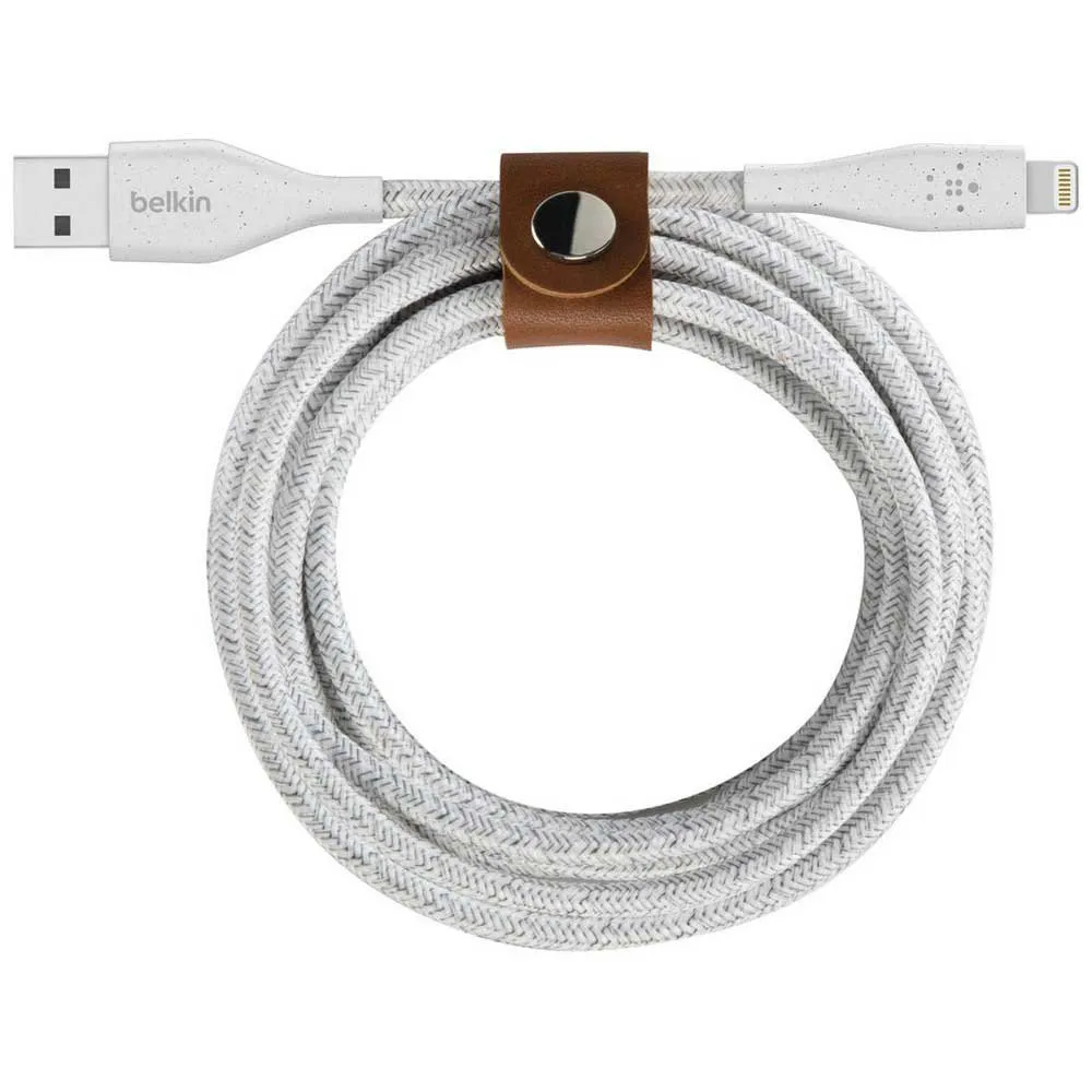 Belkin DuraTek Plus Lightning to USB-A Cable with Strap 1M Black 2 Belkin DuraTek Plus Lightning to USB-A Cable with Strap 1M Black - Image 2