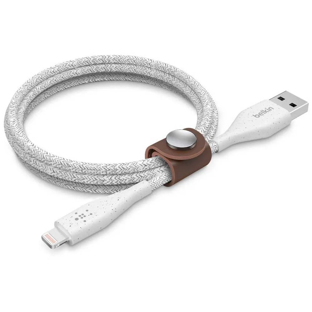 Belkin DuraTek Plus Lightning to USB-A Cable with Strap 1M Black 3 Belkin DuraTek Plus Lightning to USB-A Cable with Strap 1M Black - Image 3