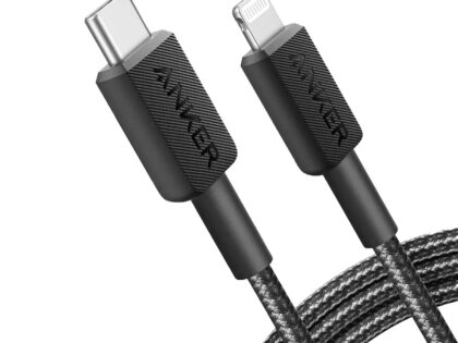 Anker 322 USB-C to Lightning Cable (6ft Braided) Black