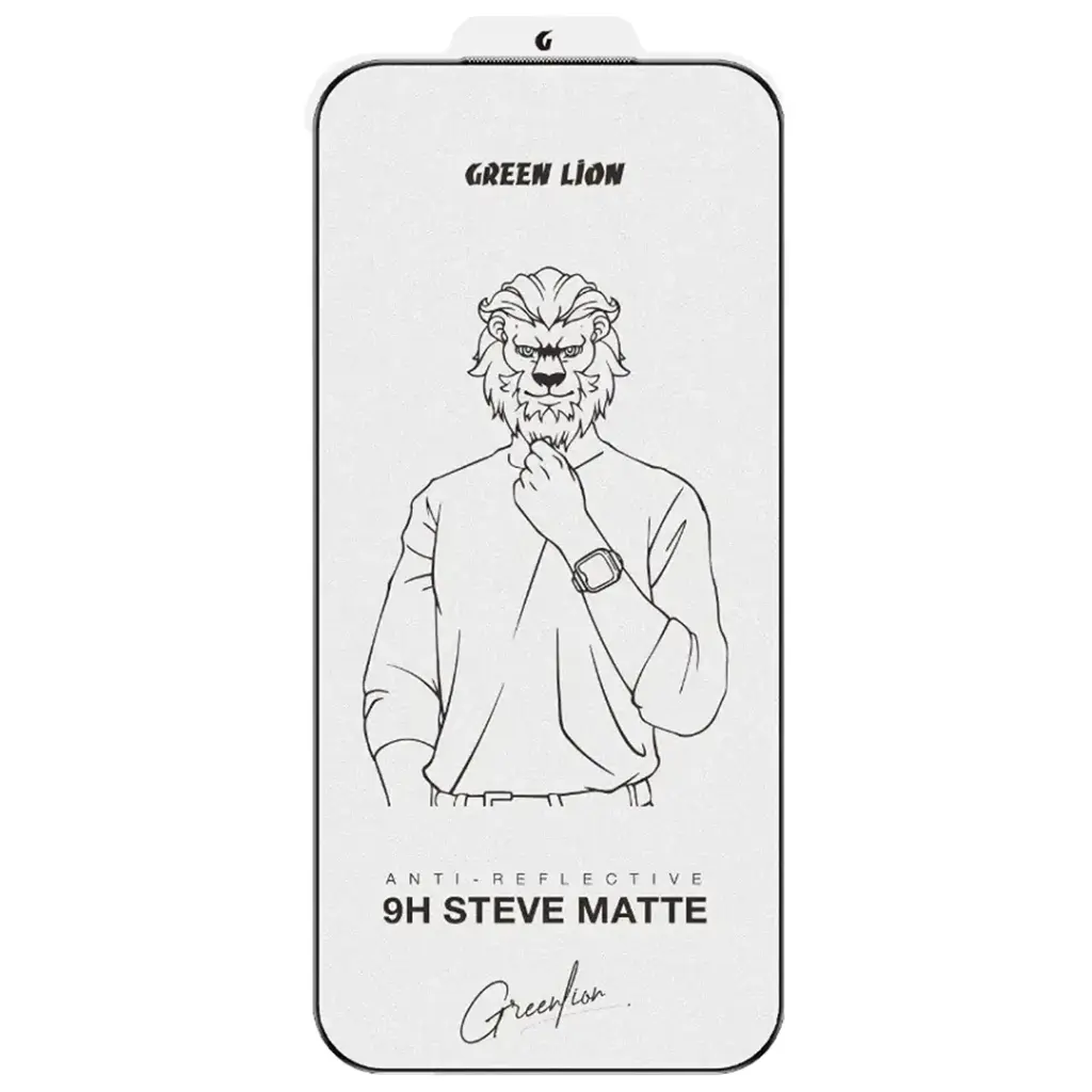 Green Lion 9H Steve Matte Screen Protector for iPhone 17 Pro Clear 1 Green Lion 9H Steve Matte Screen Protector for iPhone 17 Pro Clear