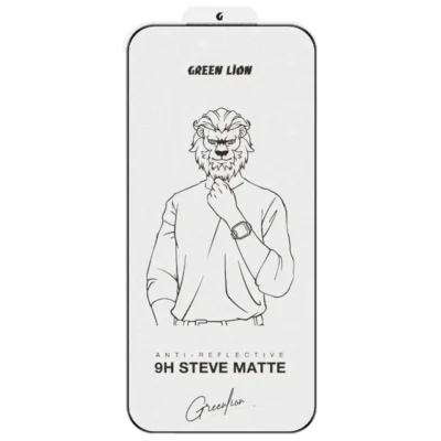 Green Lion 9H Steve Matte Screen Protector for iPhone 17 Pro Max Clear