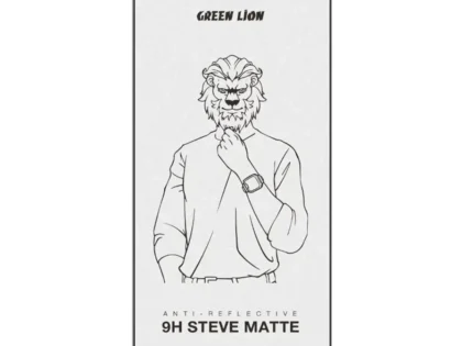 Green Lion 9H Steve Matte Screen Protector for iPhone 17 Pro Max Clear