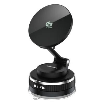 Green Lion Mag Volt Car Charger and Phone Holder Black
