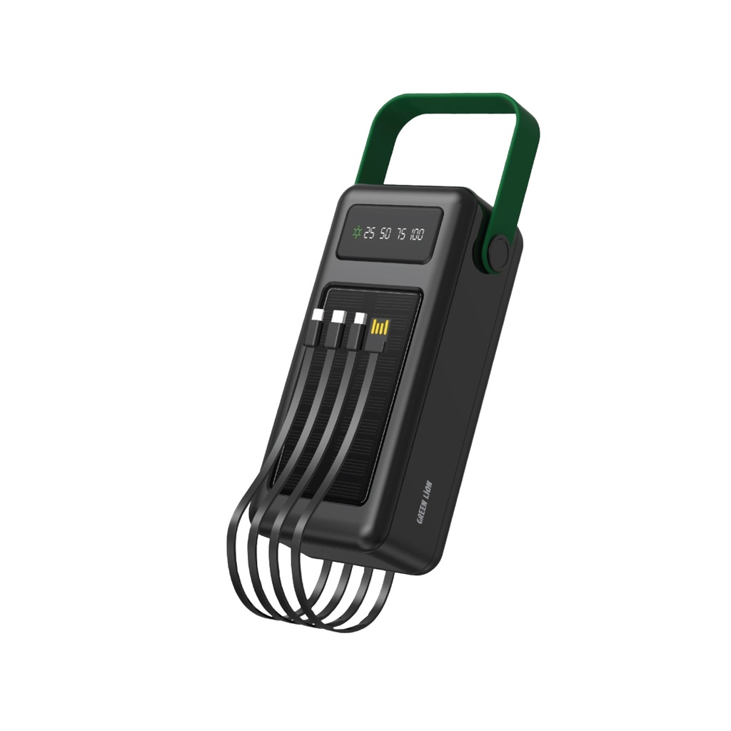 Green Lion Solar Max 50000mAh Power Bank Black 1 Green Lion Solar Max 50000mAh Power Bank Black