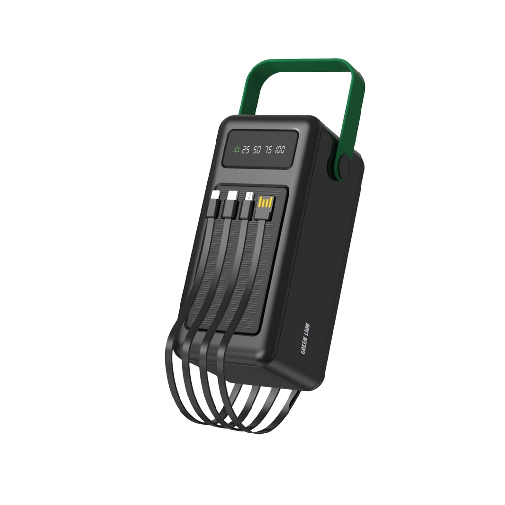 Green Lion Solar Max 80000mAh Power Bank Black 1 Green Lion Solar Max 80000mAh Power Bank Black