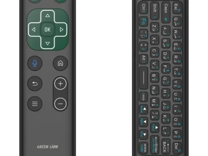 Green Lion Wireless Remote with Keyboard and Mouse Black