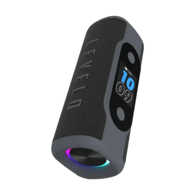 Levelo BassBeat Portable Speaker With Display Black