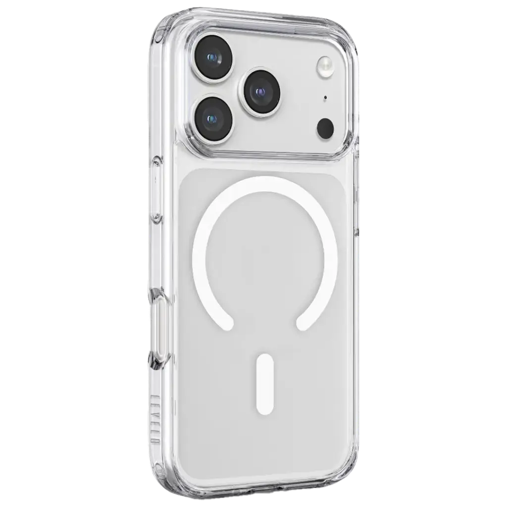 Levelo Clara MagSafe TPU PC Case For iPhone 17 Transparent 1 Levelo Clara MagSafe TPU PC Case For iPhone 17 Transparent