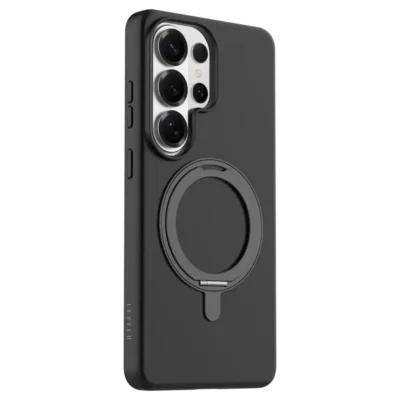 Levelo Iris Pro Magsafe Liquid Silicone Case For Samsung S26 Ultra Black