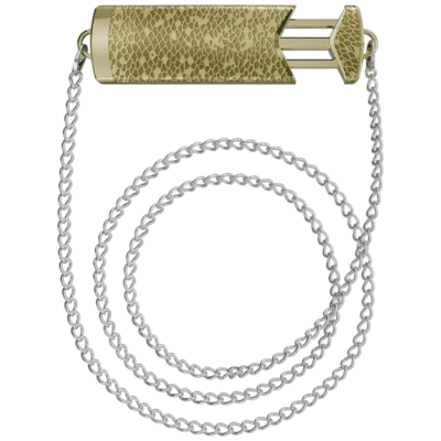 Levelo Lana Crossbody Chain Back Clip Holder Desert Titanium