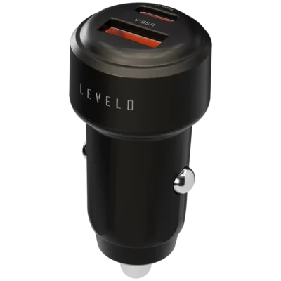 Levelo Nori Mini 60W Car Charger Gun Grey
