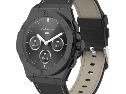 Levelo Oak Automatique Hybrid Smartwatch Black