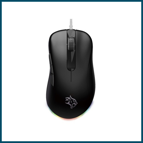Porodo Gaming BlackHawk Wired Mouse 3389 with TTC Switch Black 1 Porodo Gaming BlackHawk Wired Mouse 3389 with TTC Switch Black
