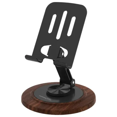 Porodo Blue 360 Degree Rotating Desktop Phone Holder Black