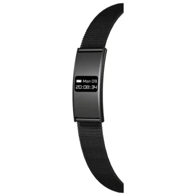 Porodo Smart Bracelet Fitness Tracker with Display App Black