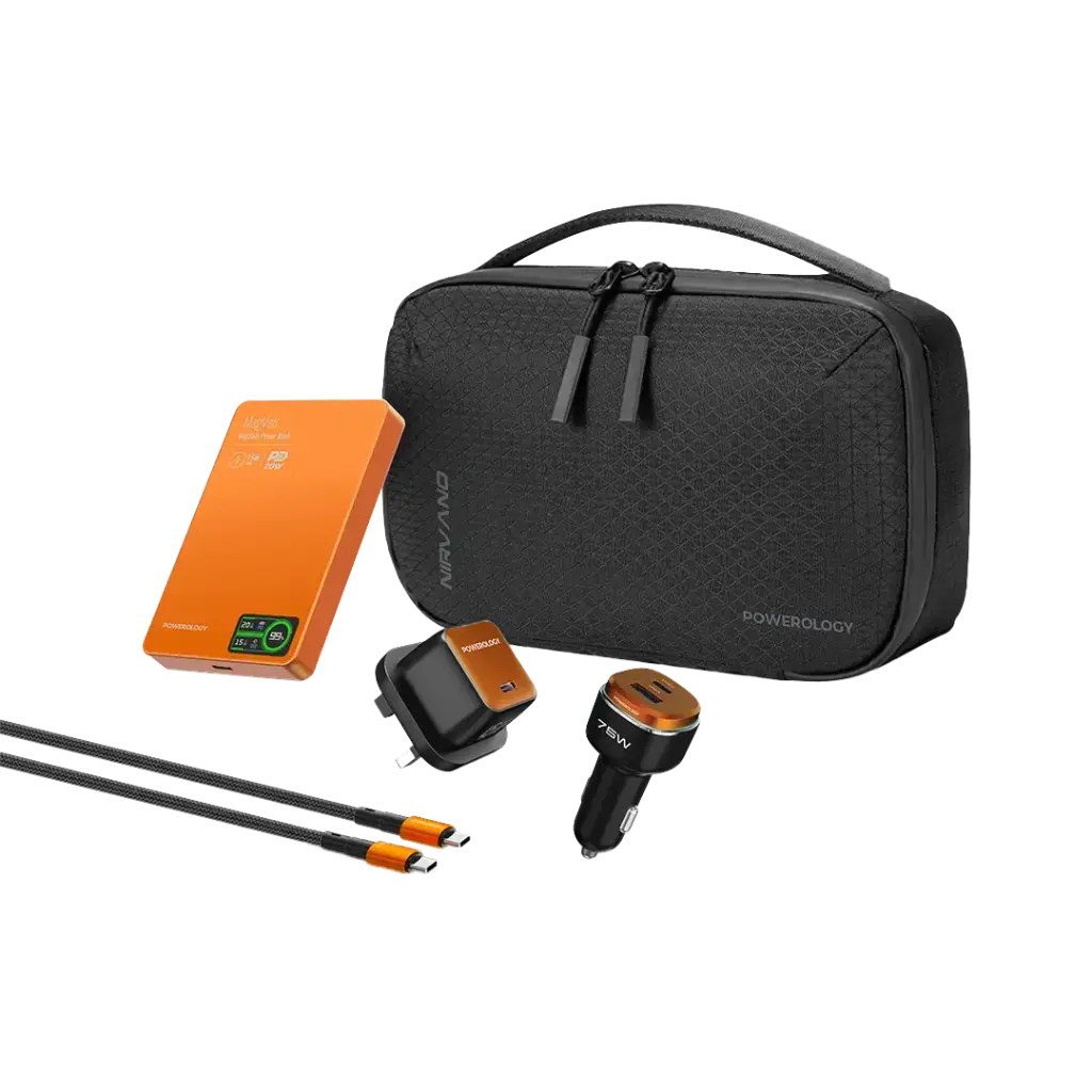 Powerology 5-1 Travel Combo Kit Nirvano Car 1 Powerology 5-1 Travel Combo Kit Nirvano Car