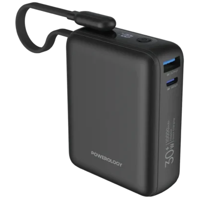 Powerology Montreal Power Bank 10000mAh Black