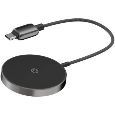 Powerology Zinco Series Wireless Charging Pad Dark Gray
