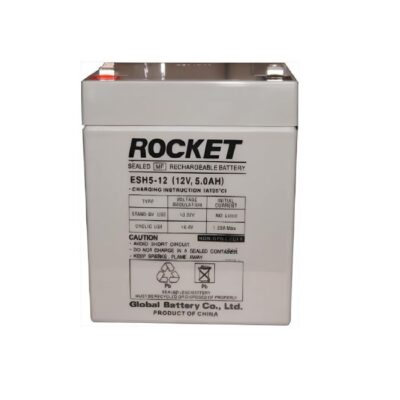 EnerRocket 12V 5AH AGM Battery (10yr Design Life)