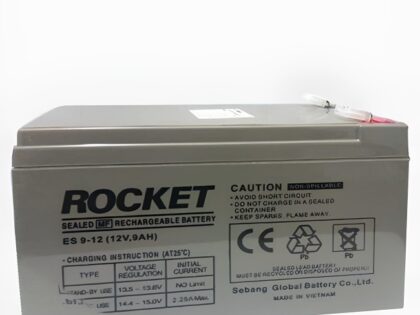 EnerRocket 12V 9AH AGM Battery (10yr Design Life)