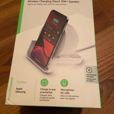 Belkin Bluetooth Speaker + 10W Wireless Charger White